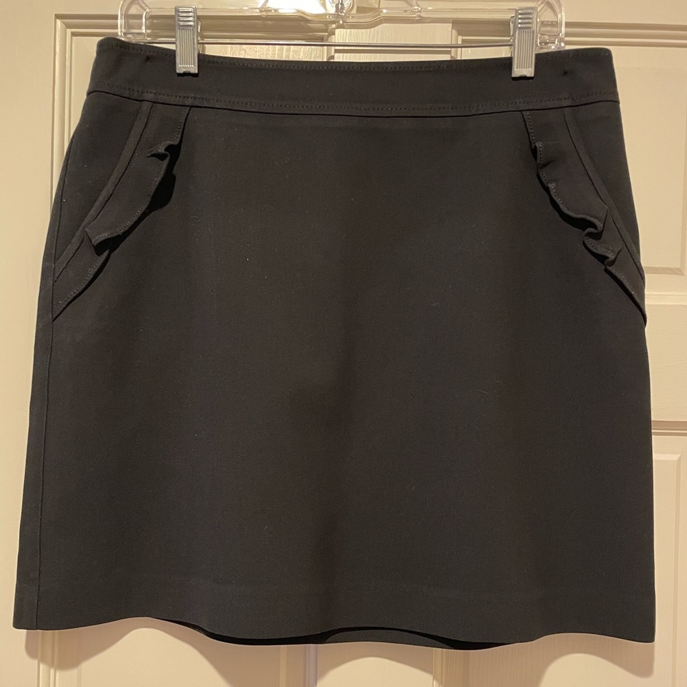 LOFT black skirt size 10